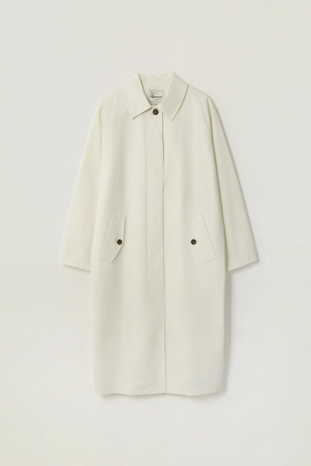 세이지먼트 YVONNE WASHED TRENCH COAT_CREAM 상품 이미지 1