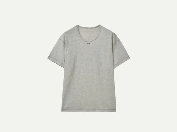 Via Logo boxi fit T-shirt (Melange gray)