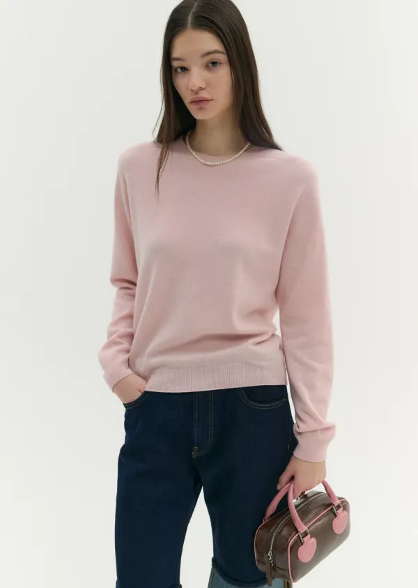 BASIC WHOLEGARMENT PULLOVER (5color) [권은비, 한채아, 박세완 착용]