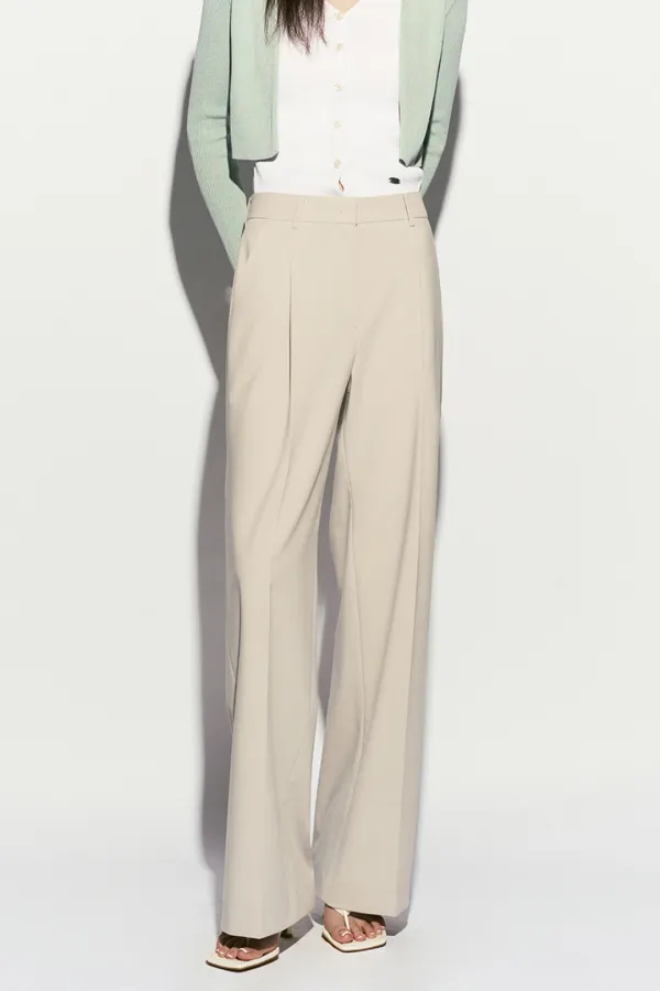 PINTUCK WIDE PANTS