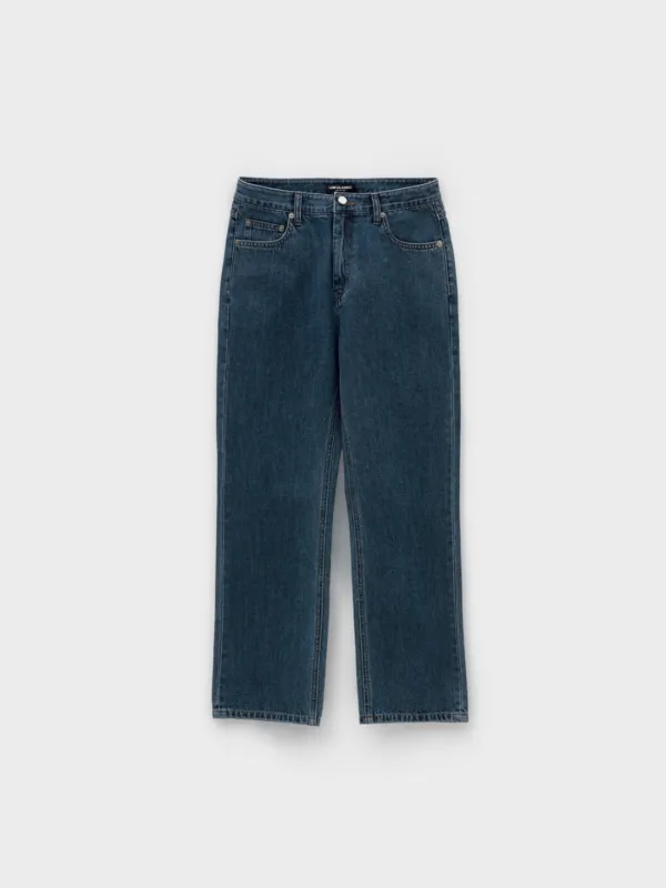 Classic Slim Straight Fit Denim_Blue