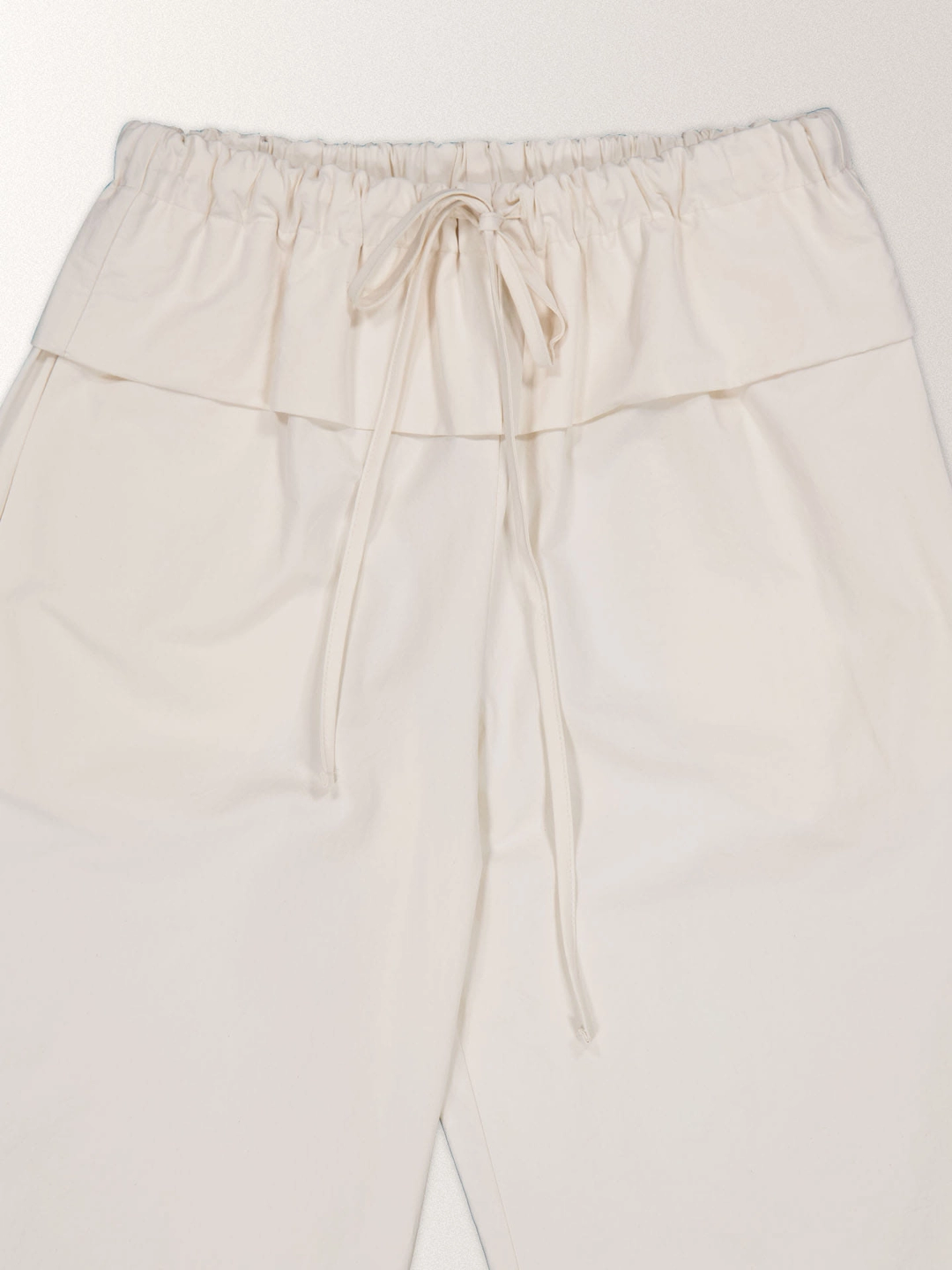아우로 COTTON FRILL PANTS [ CREAM ] 상품 이미지 2