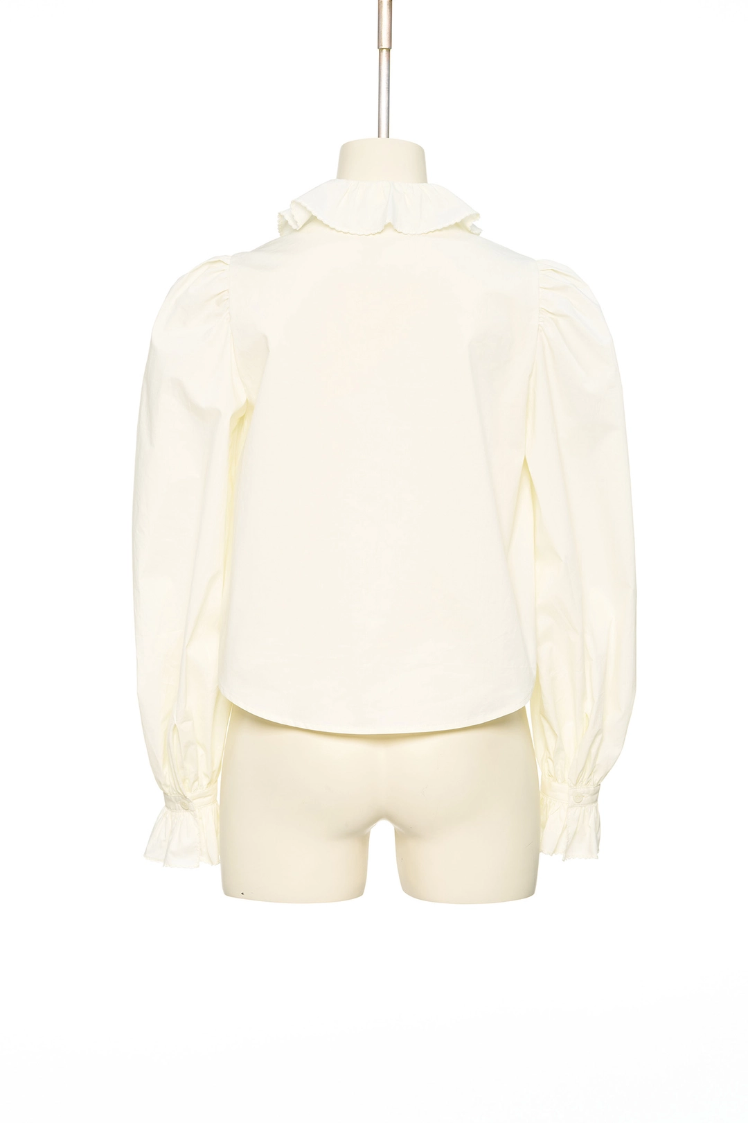 푸쉬버튼 FW25 UNDERLINE IVORY SHIRRING DETAIL BLOUSE 상품 이미지 3