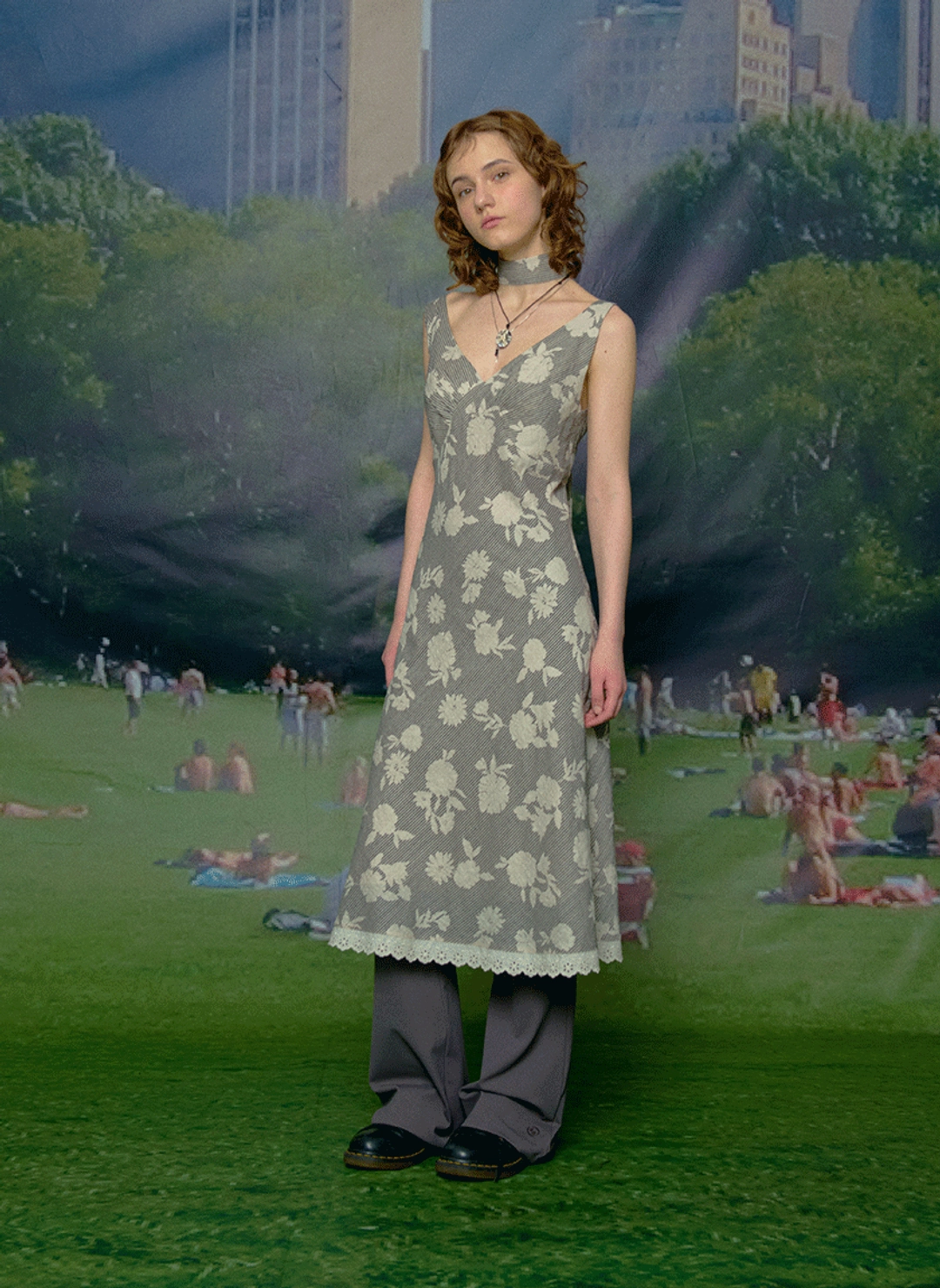 루루서울 Eternal Eve Midi Dress (Scarf Set / Ivory) 상품 이미지 2