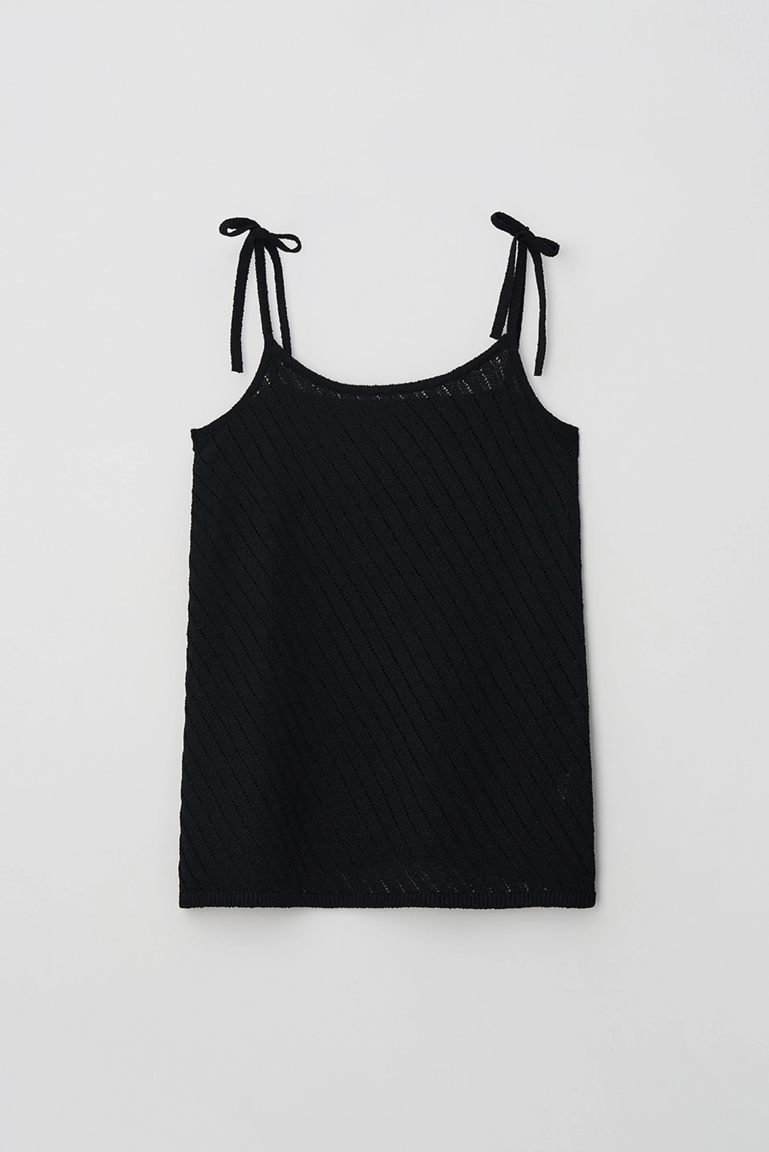 브렌다 브렌든 oblique summer knit - black 상품 이미지 1