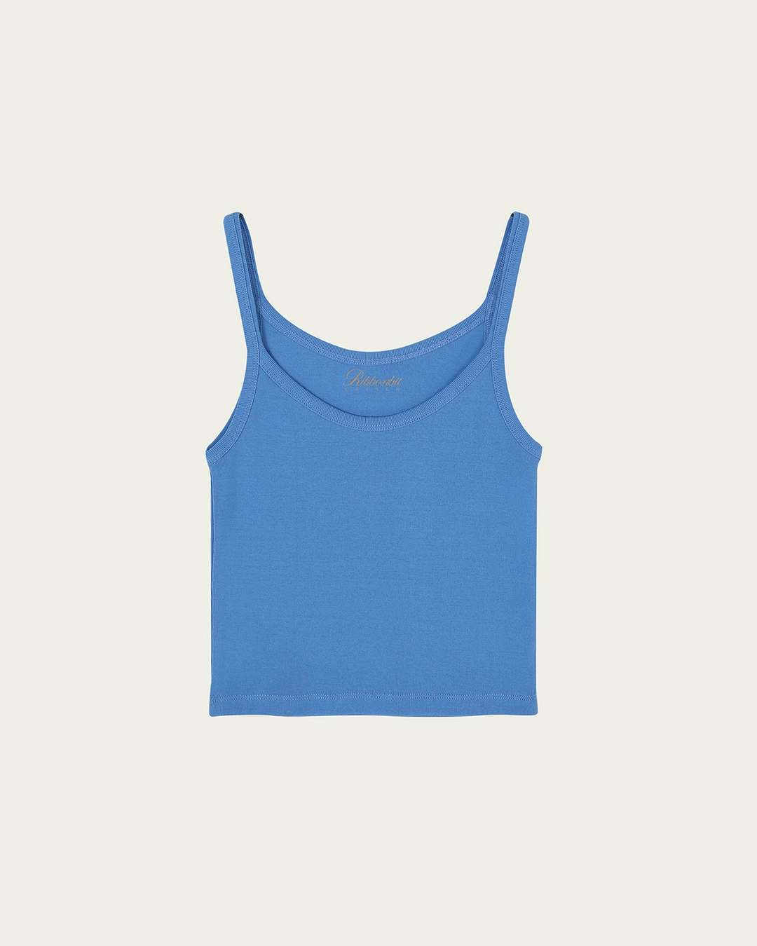 리본빛 Jain Crop Sleeveless - Blue 상품 이미지 1