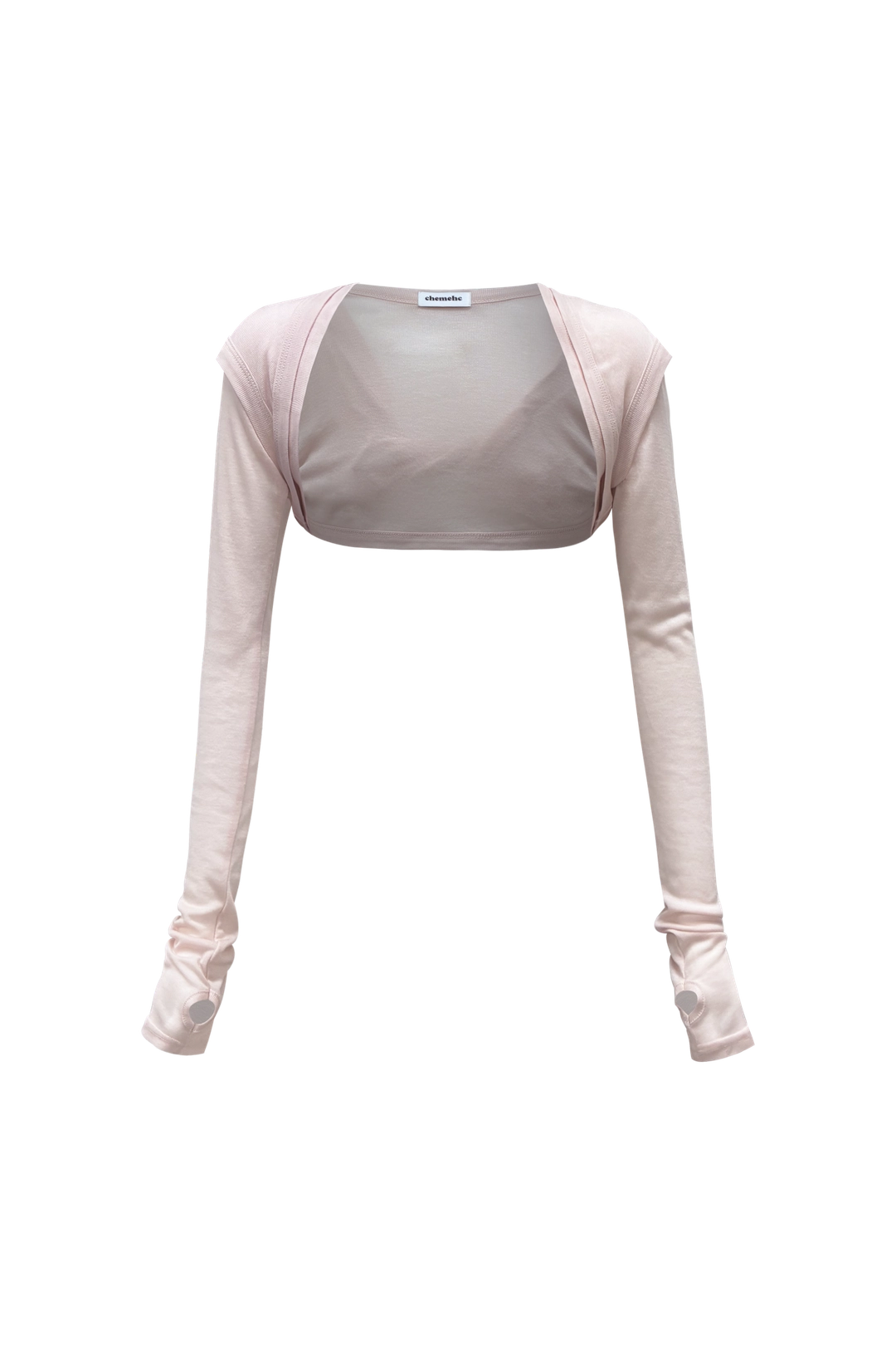 체메씨 KNOT OVERLAP BOLERO (PINK) 상품 이미지 1