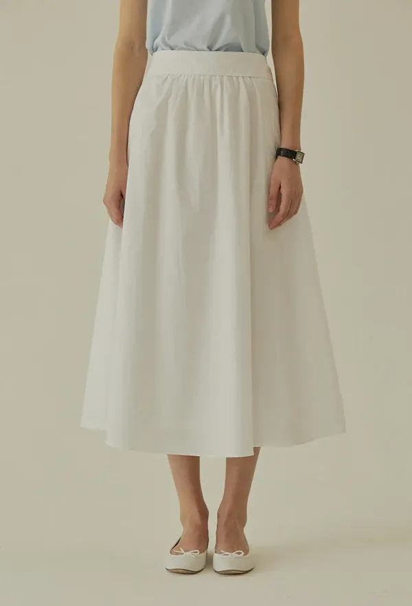MAY SHIRRING SKIRT