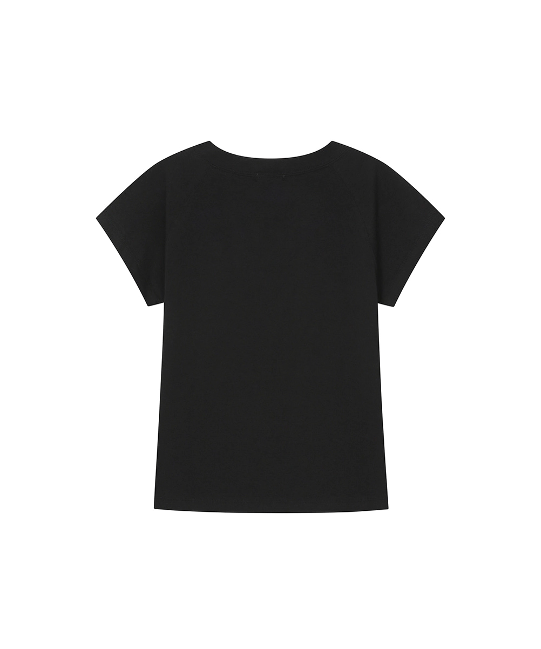 미세키서울 [Hannah X Misekiseoul] Hannah fairy raglan short sleeve BLACK 상품 이미지 2
