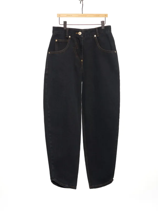 PF25 BLACK TAPERED JEANS