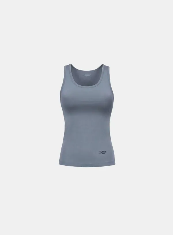 [w-tnk26-020] Everyday Classic Tank - Blue Gray