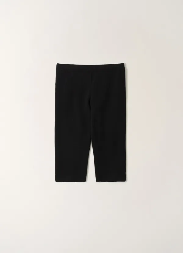 Capri Wool Pants (Black)