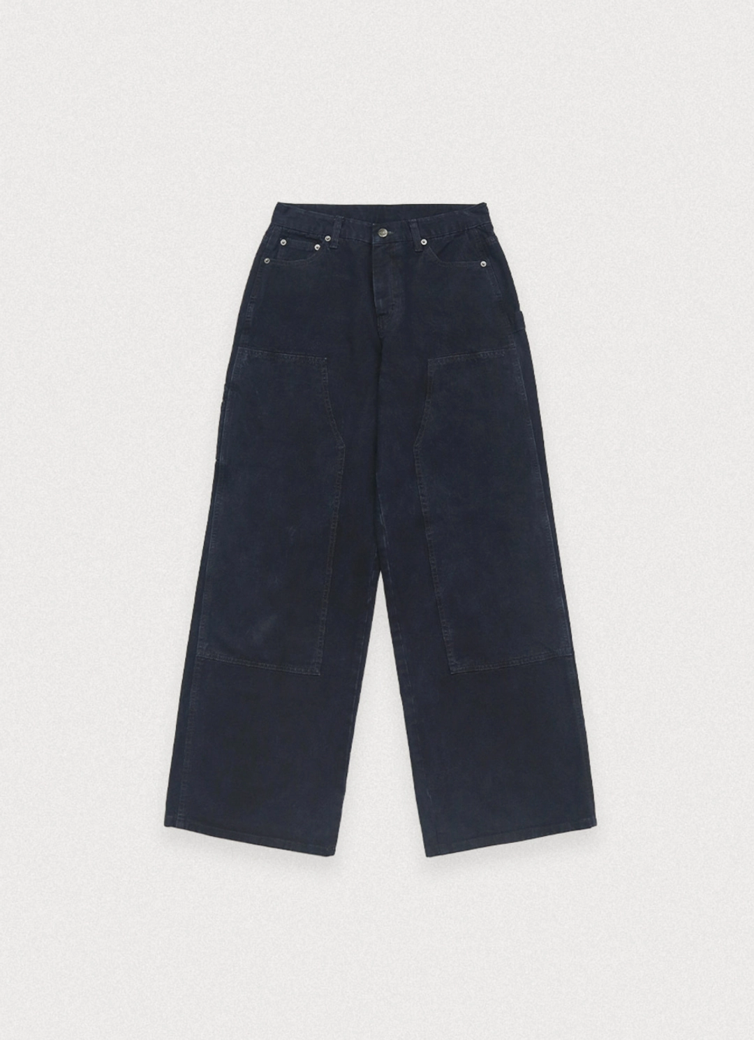 포에토 [2nd] Girls pocket pants (washing navy) 상품 이미지 1