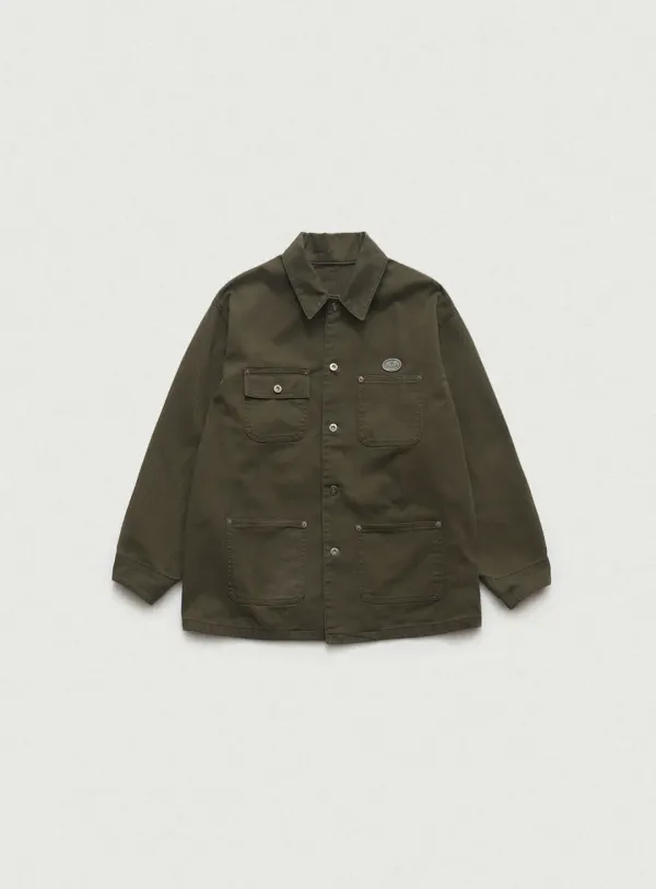 [Last Offer] Clover Work Jacket_Khaki