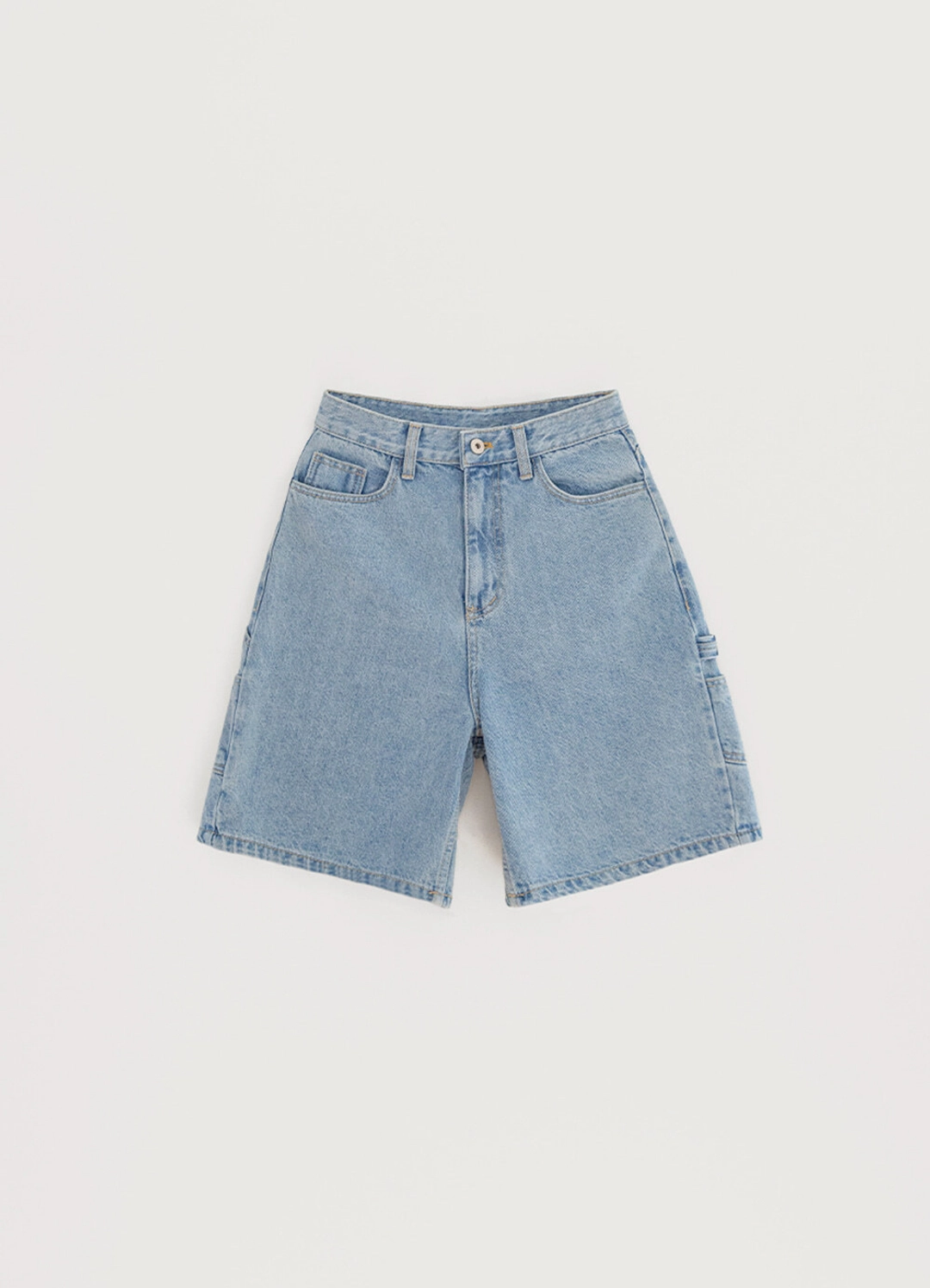 르바 Carpenter Half Denim - Light Blue 상품 이미지 1