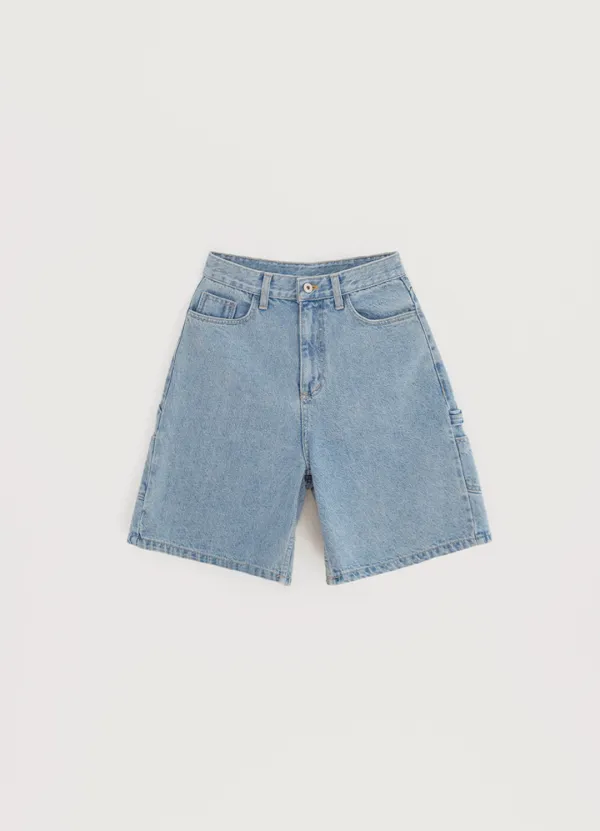 Carpenter Half Denim - Light Blue