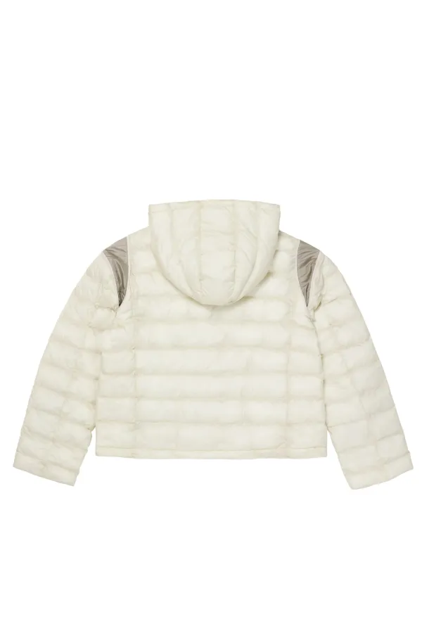 POINT WELLON HOODED JACKET IN IVORY