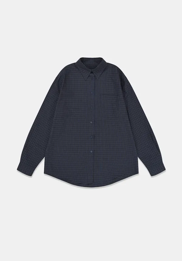 Oversized check shirt