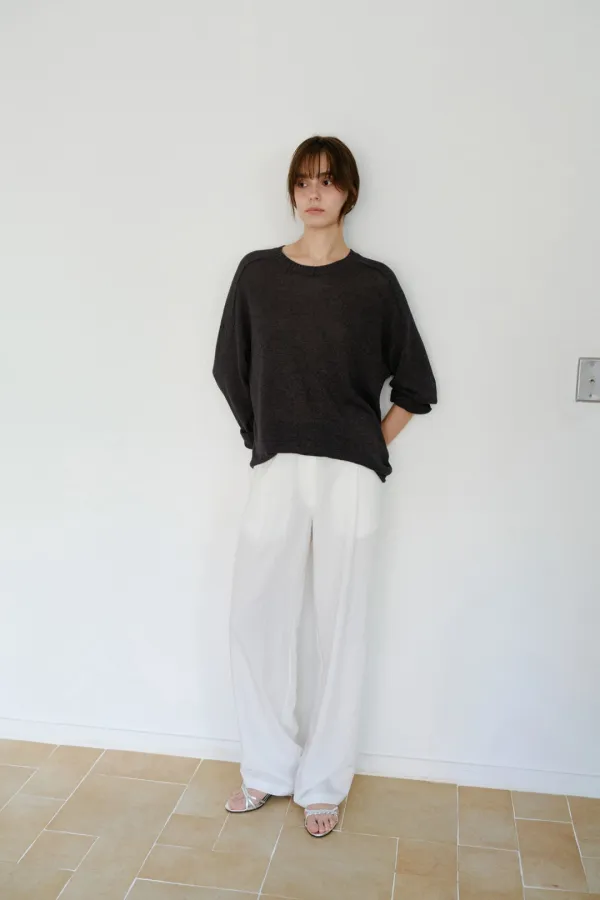 Maren Summer Slacks_Ivory
