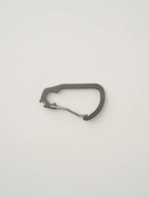 L\'eau carabiner_silver