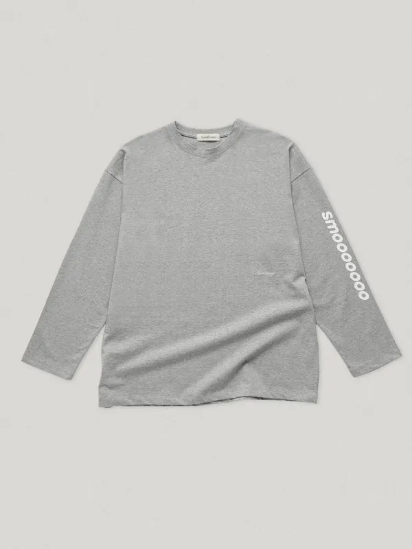 Smooo Logo Tee Gray (2nd)