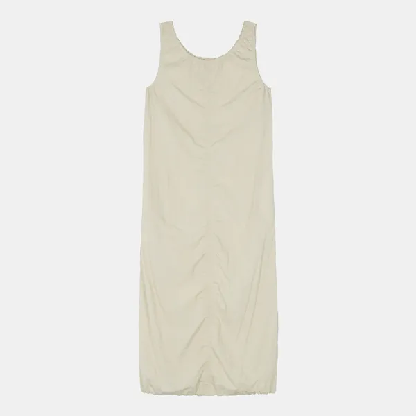 puckering banding dress (ecru)