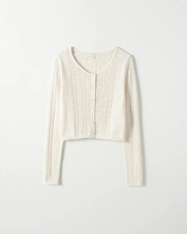 Melly Crochet Crop Cardigan