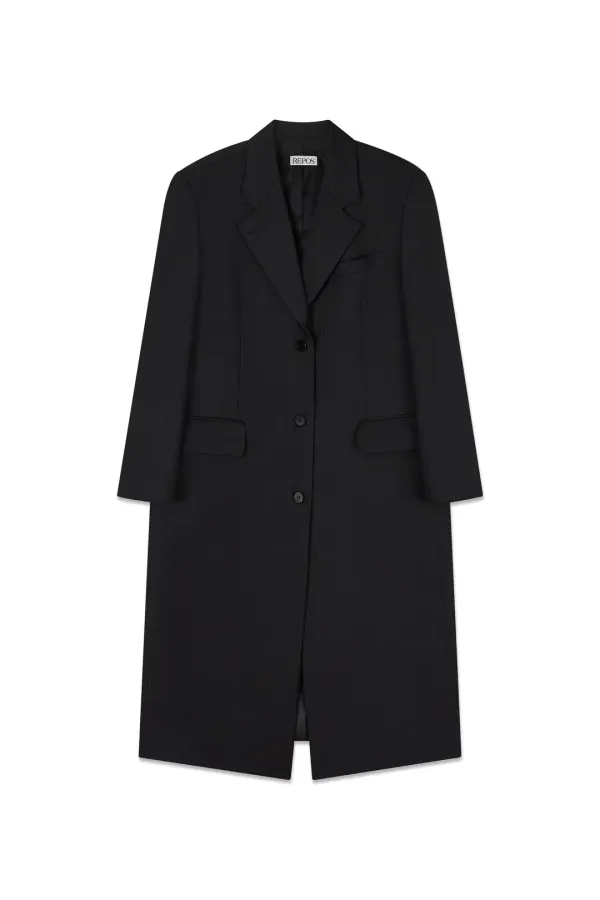 CLASSIC SINGLE LONG JACKET (CHARCOAL)