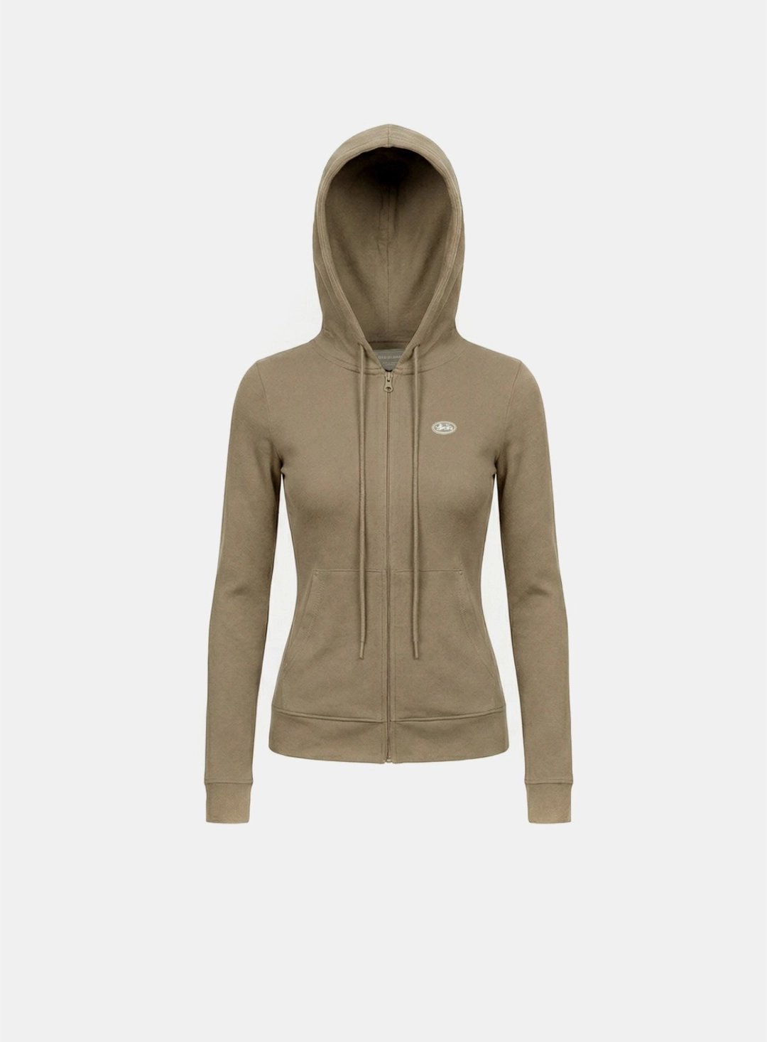 배드블러드 [w-hde26-006] BS Soft Terry Zip-Up Hoodie - Tobacco 상품 이미지 1