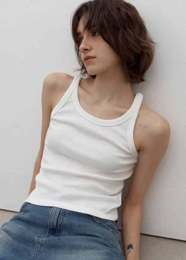 [36차] Sleeveless top (ivory)