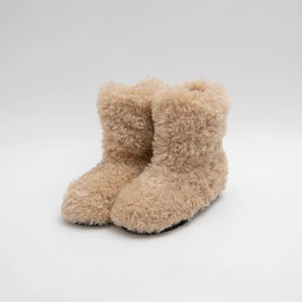 (Z-SH-3448)SOFT FUR MIDDLE BOOTS