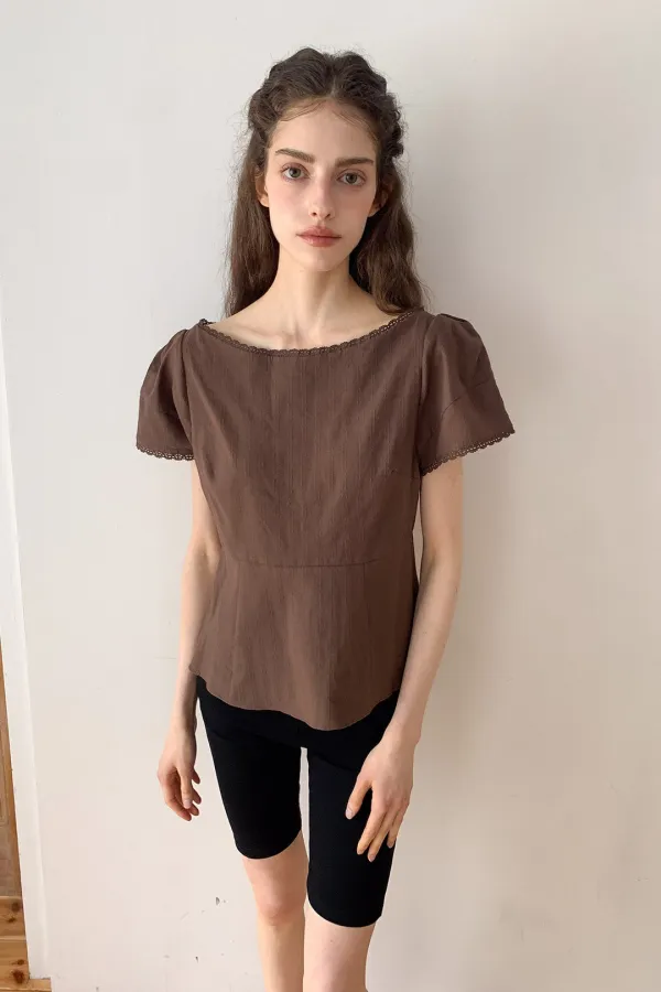 Dewy Blouse / Brown