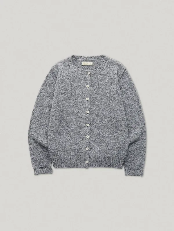 Morem Cardigan Melange Blue (2nd)