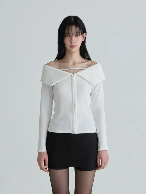 Sailor hook top (White)