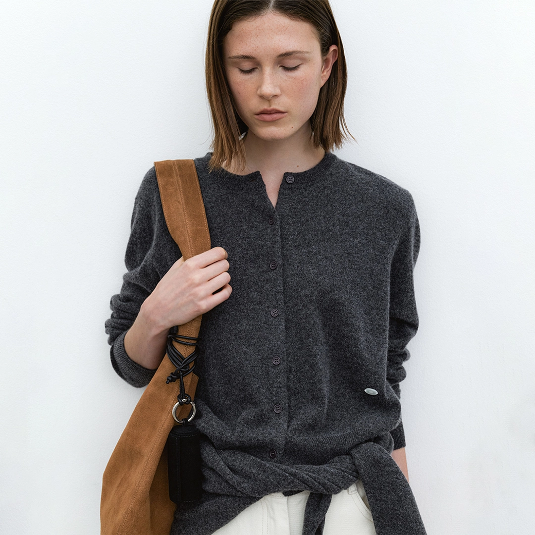 아뜰리에 나인 (CD-2230)ESSENTIAL CASHMERE BASIC CARDIGAN 상품 이미지 1