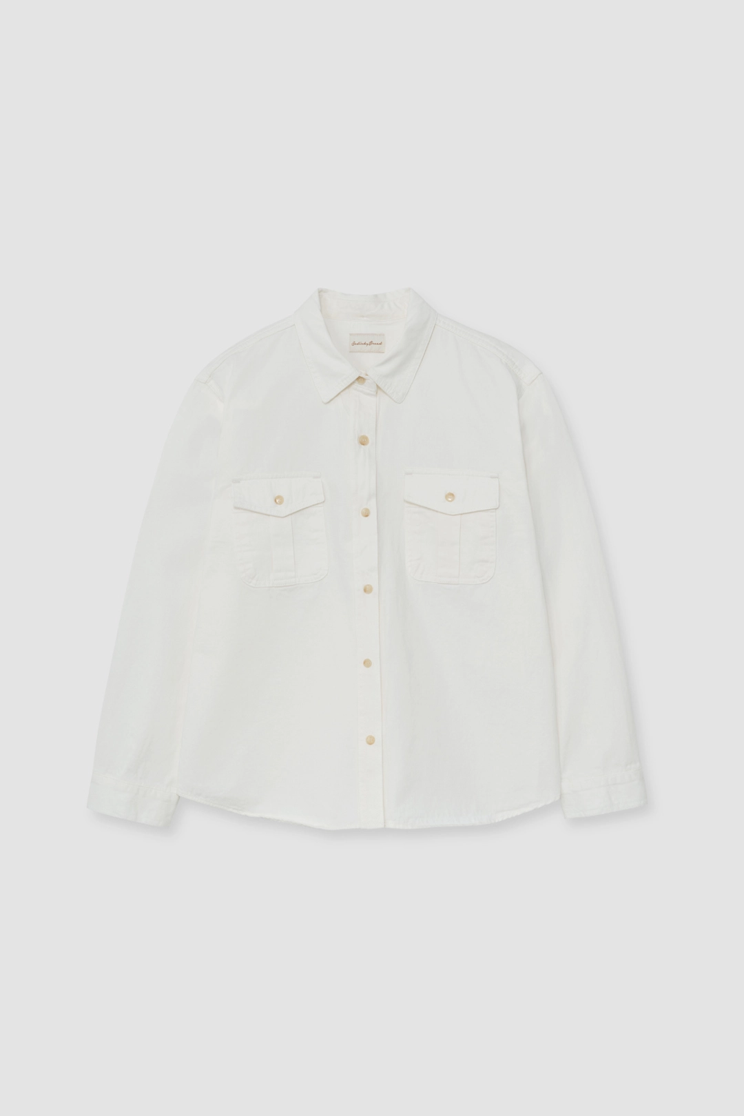쏘딩키브레드 Jennet cotton white shirt 상품 이미지 1