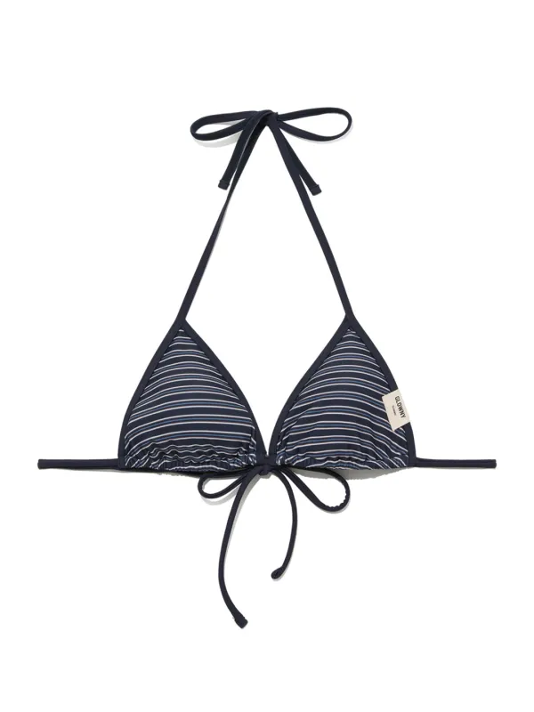 G ENCORE STRIPE BIKINI TOP (NAVY STRIPE)