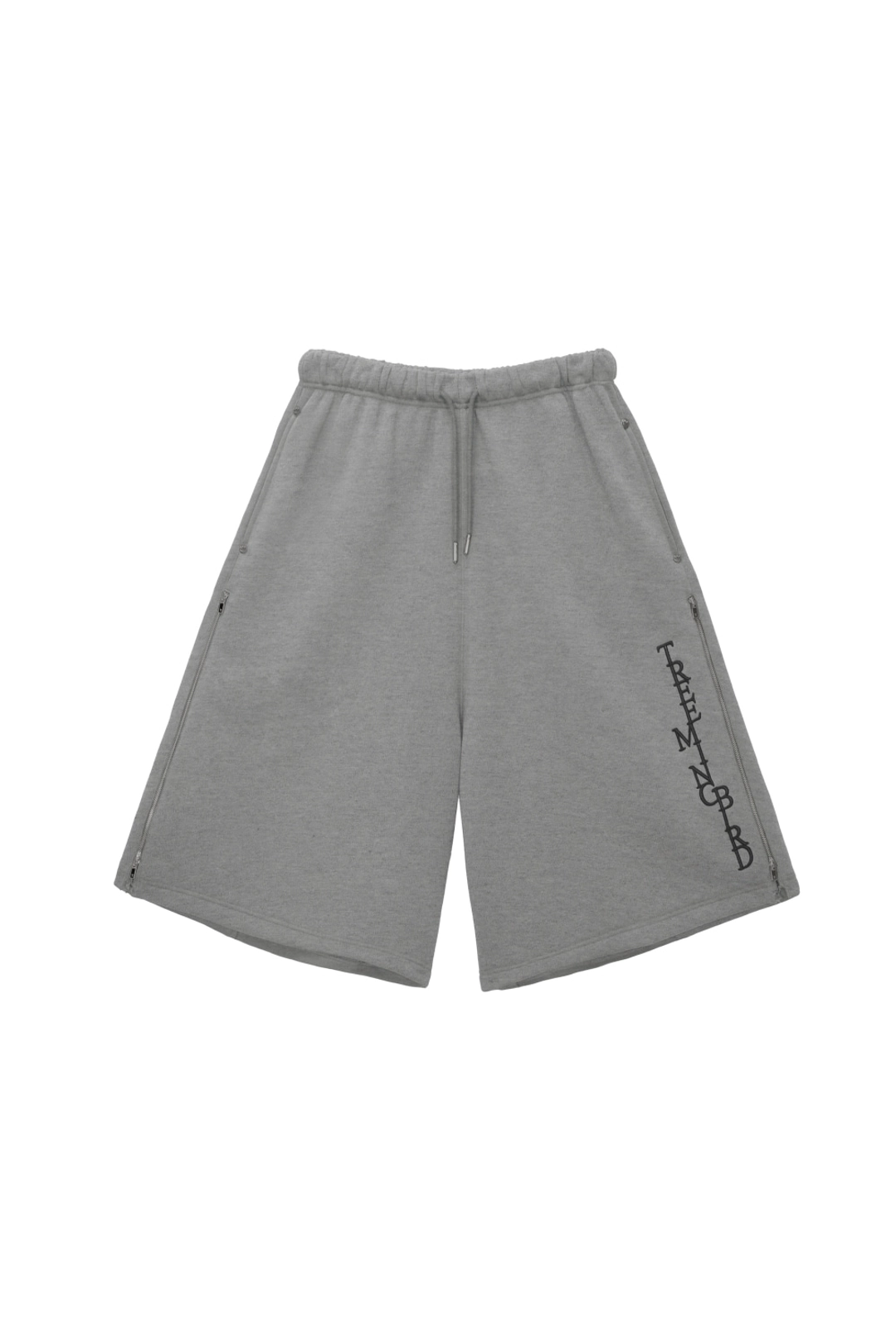 트리밍버드 Zipper Finishing Sweat Bermuda Pants [ Melange Gray ] 상품 이미지 2