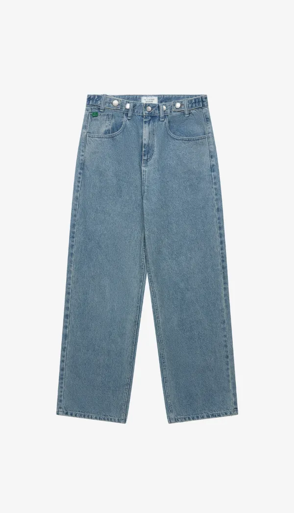 281. Snap Jean _ Light Blue
