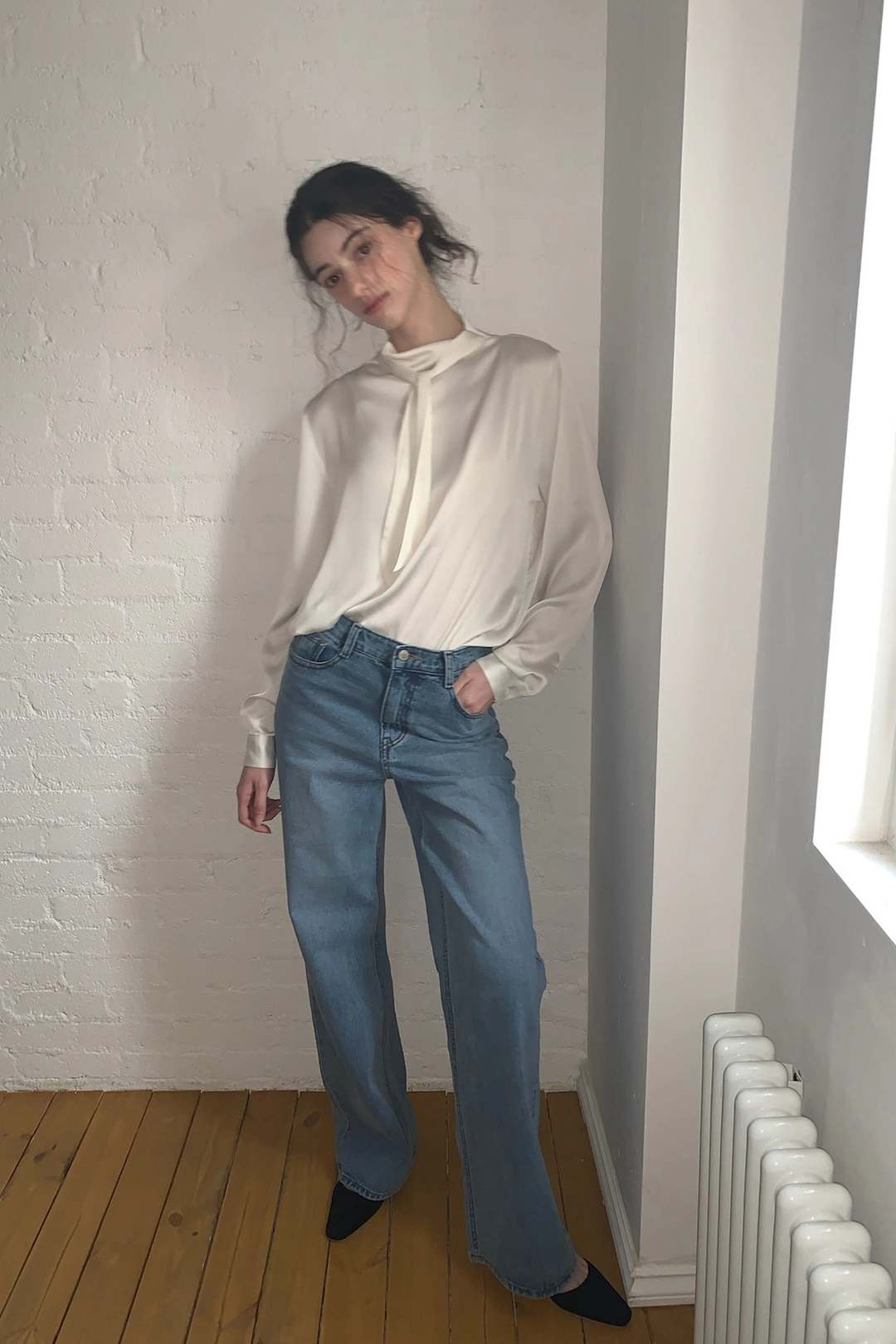 리리수 Summer Blouse / White 상품 이미지 2