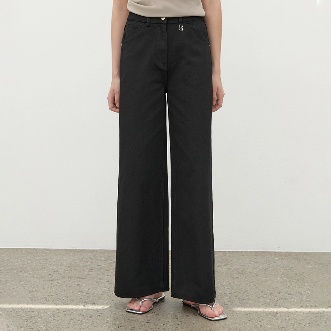 아뜰리에 나인 (PT-5682)ESSENTIAL SOLID WIDE PANTS 상품 이미지 2