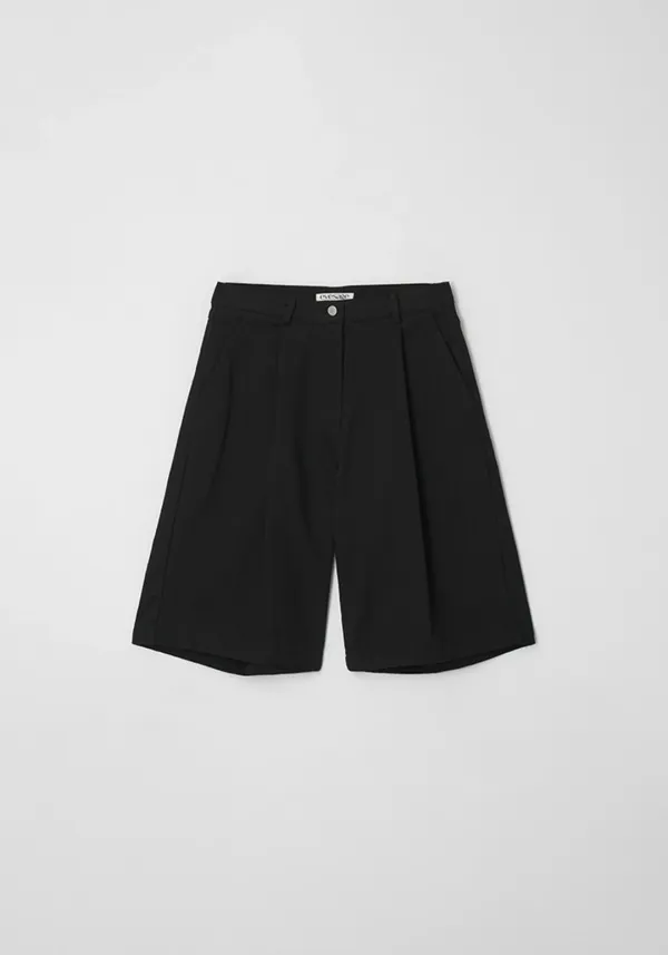 Basic bermuda pants (Black)
