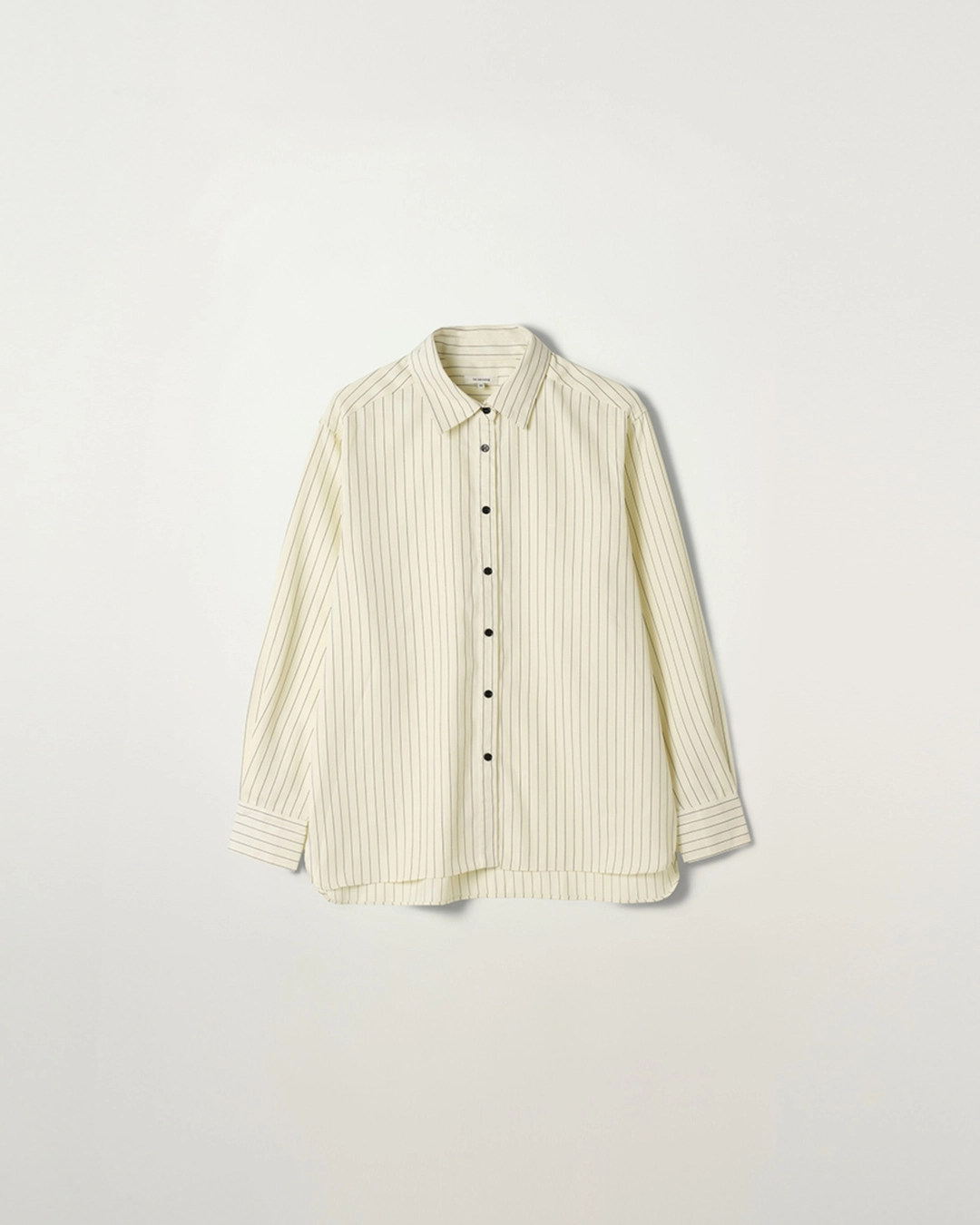 누아르나인 Classic Pinstripe Shirt [IVORY] 상품 이미지 1