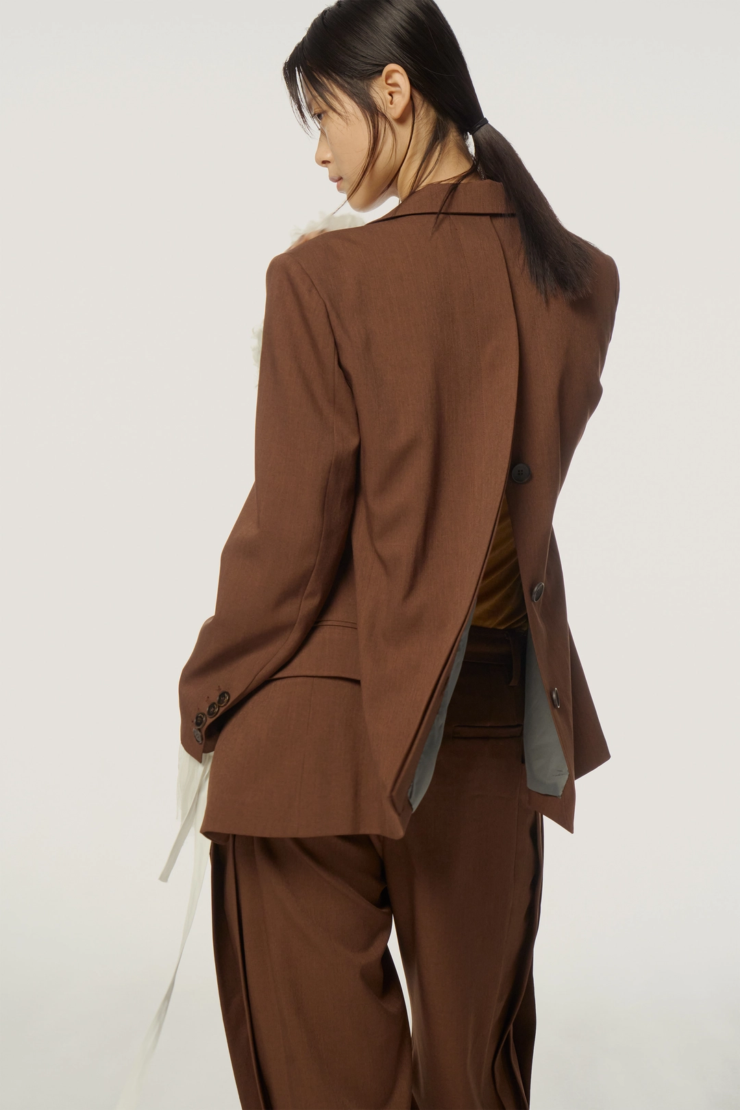 더일마 Ruben Back-Open Jacket brick 상품 이미지 1