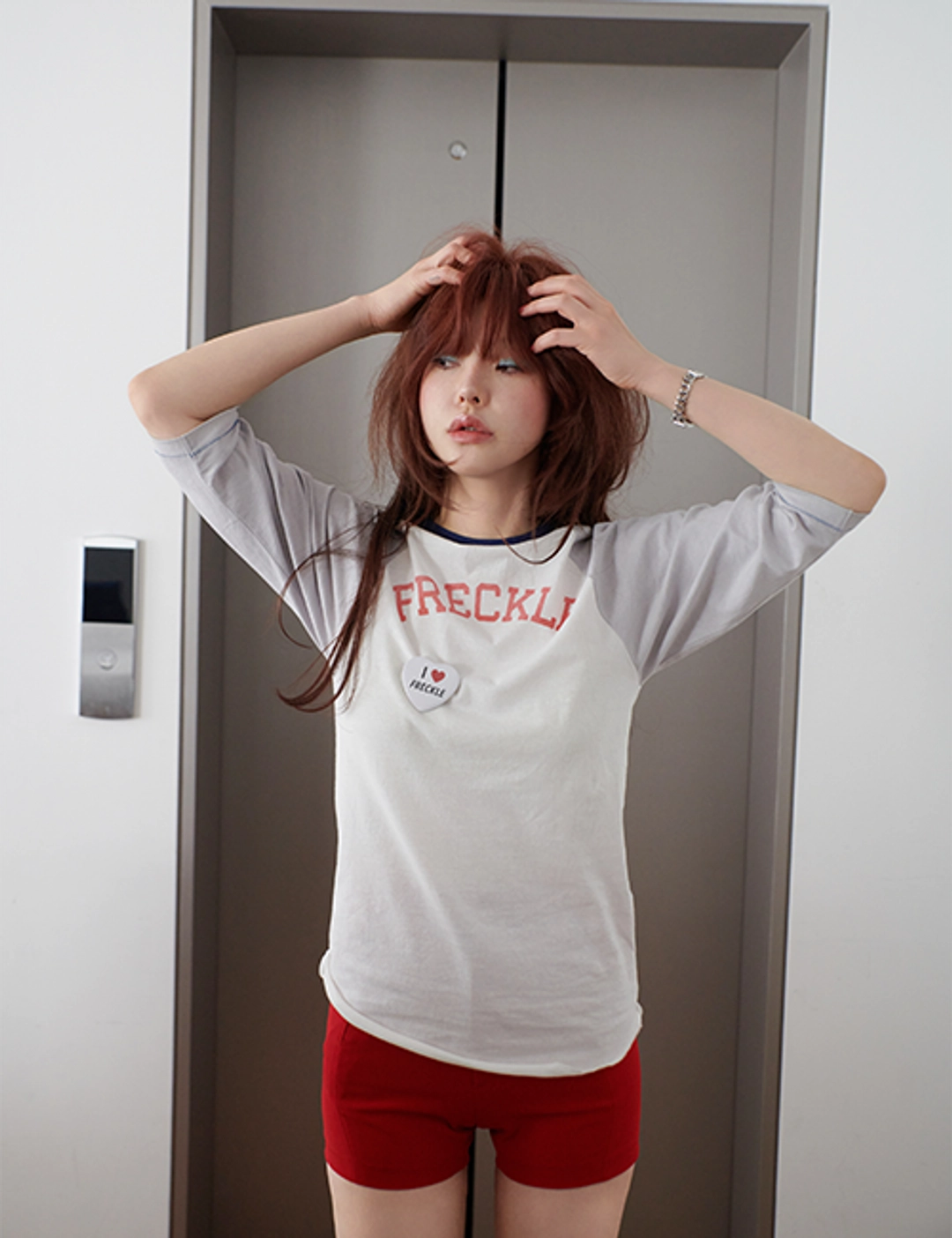 프레클 printed raglan tee 상품 이미지 2
