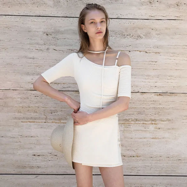 (SW-824)ELLA SET-UP SWIM SKIRT