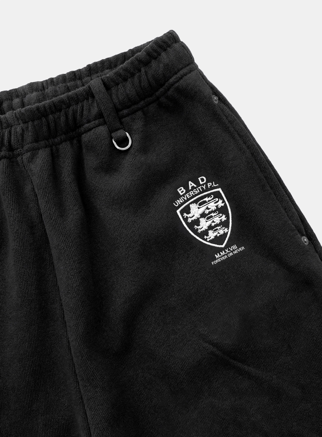 배드블러드 [w-pts26-061] Shield-M Semi-Curved Fit Joggers - Black 상품 이미지 2
