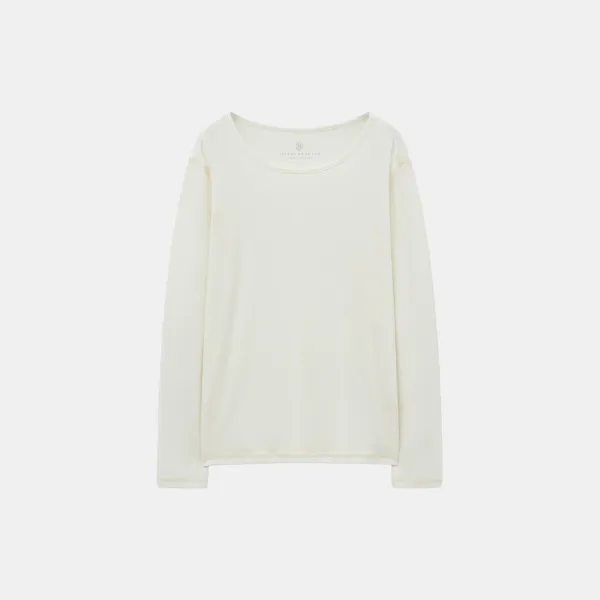 SITP5225 데코 스티치 컴포트 티셔츠_S\'est passee(쎄빠쎄)_Ivory