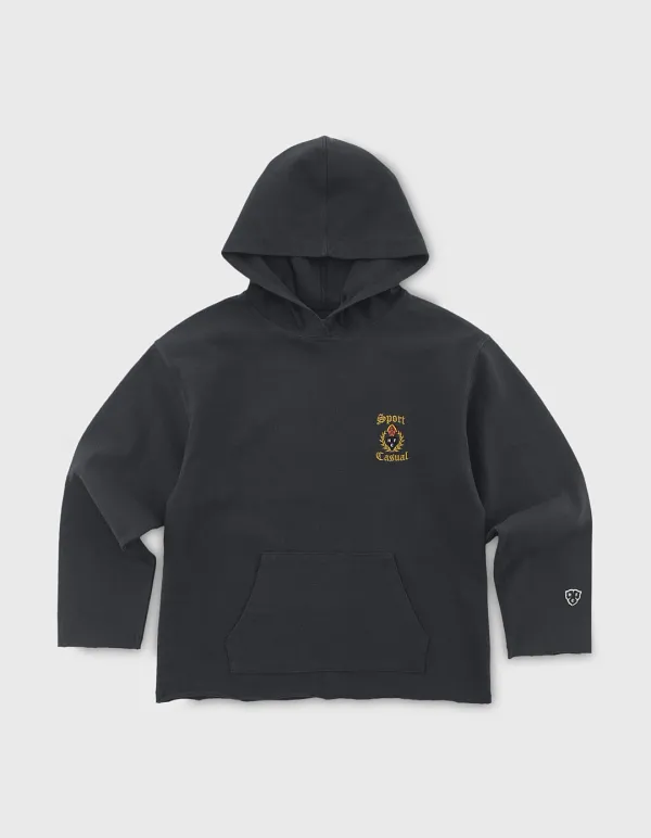 CHILDREN S&C CREST HOODIE / Black