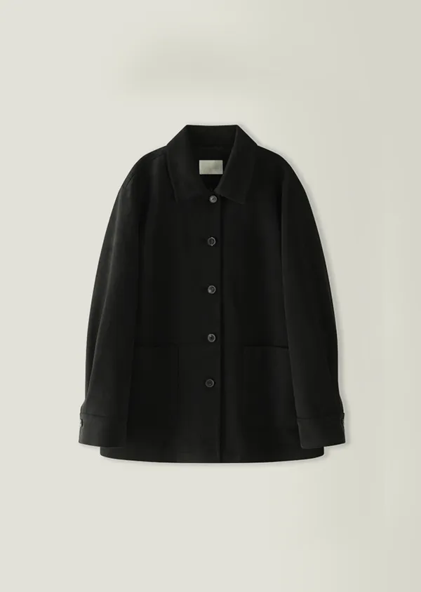 Suede work jacket / Black